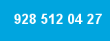 928 512 04 27 928 512 04 27